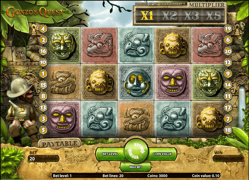 Gonzo’s Quest Slot by NetEnt