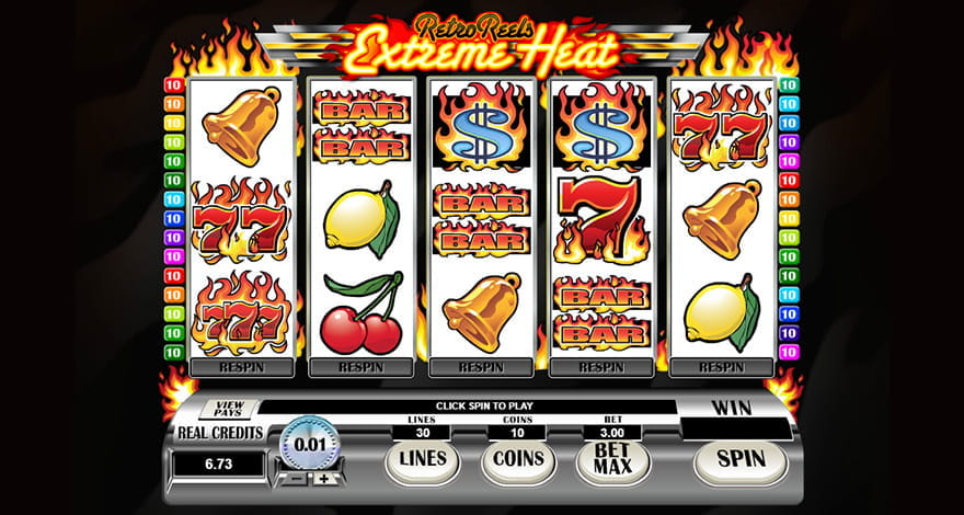 Retro Reels Extreme Heat Microgaming Slot