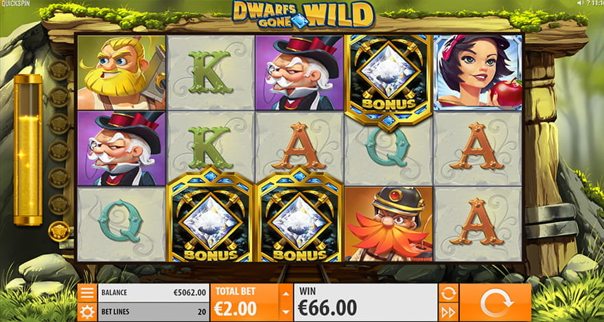 Dwarfs Gone Wild Slot by Quickspin