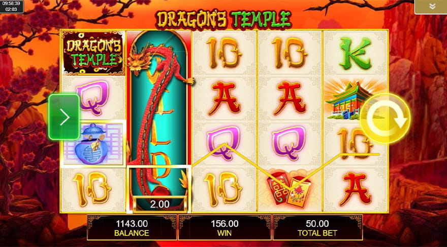 Online Chinese Slots Dragon's Temple